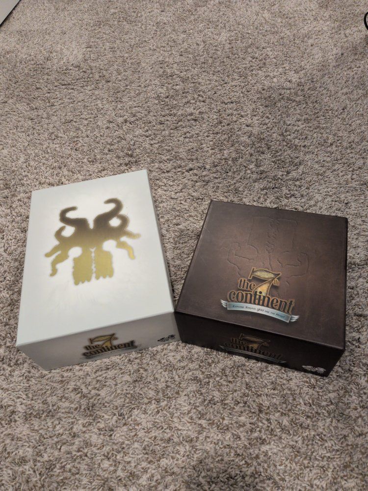 The 7th Continent Classic Edition + What Goes Up Must Come Down Board Game
