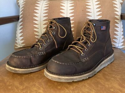 Danner Bull Run Moc Toe Boots, Size 10.5 D