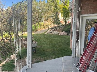 Outdoor large arch for landscape or weddings, or any other perpose.