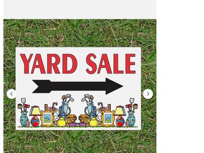Yard sale Sunday 8am to 12:00 1835 w 13550 s Riverton