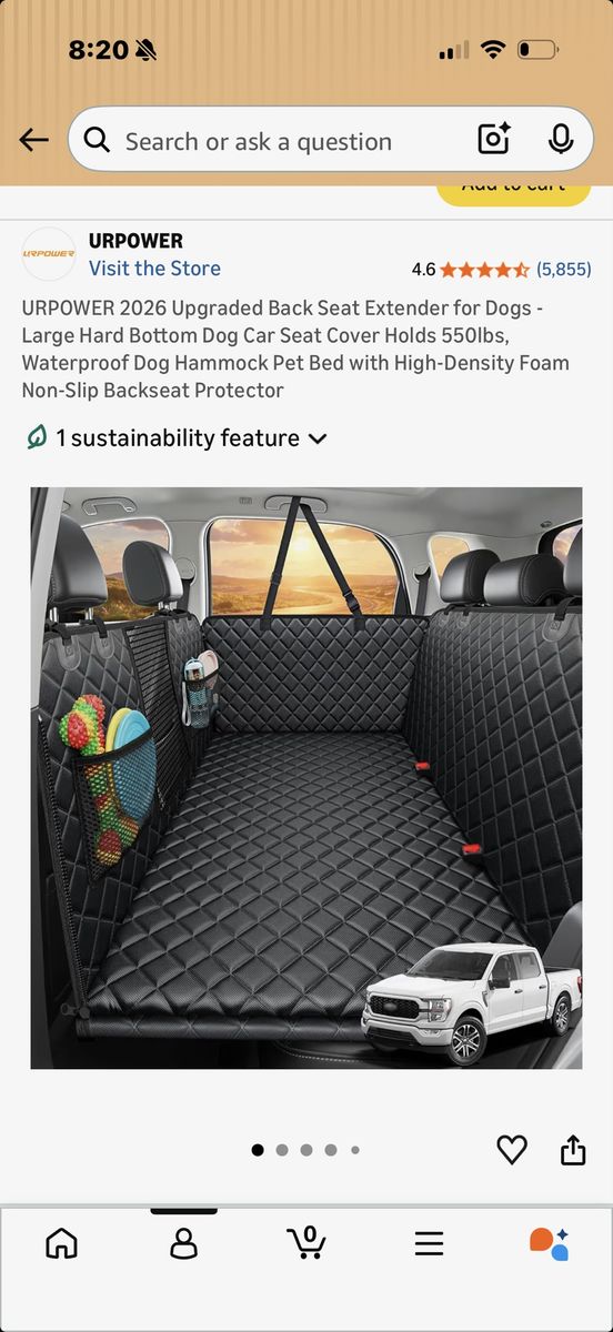 Pet backseat extender.
