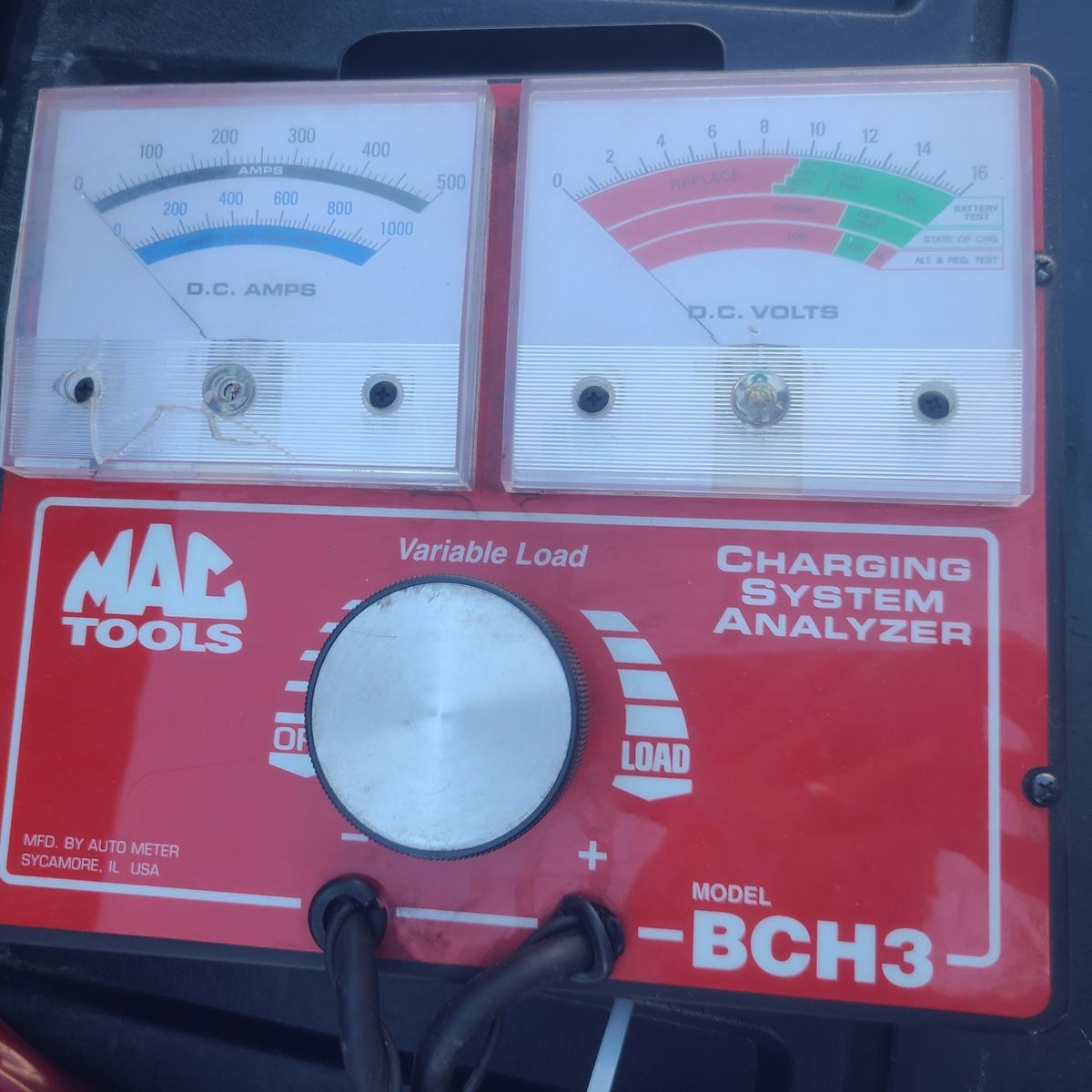 Auto Meter Mac Tools Variable Load Charging Syste