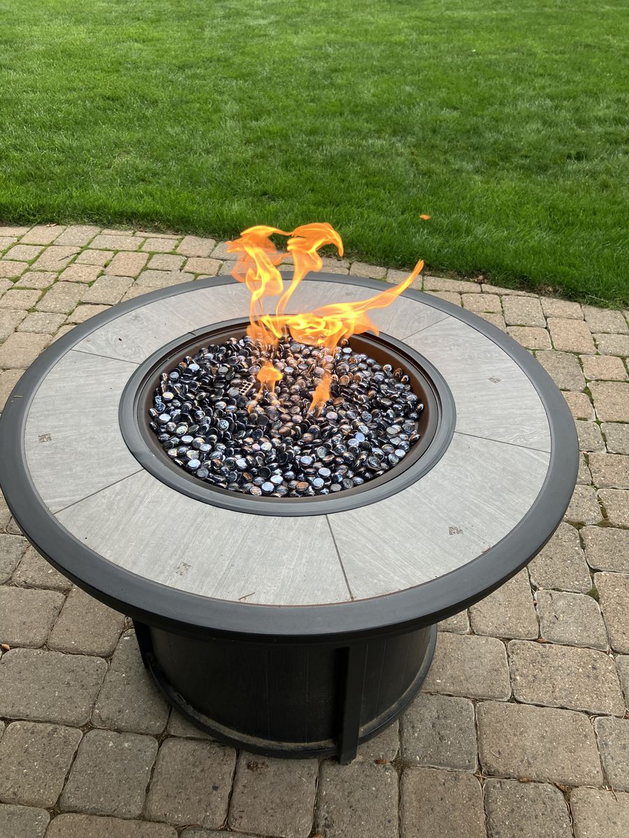 Gas Fire Pit Table