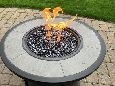 Gas Fire Pit Table