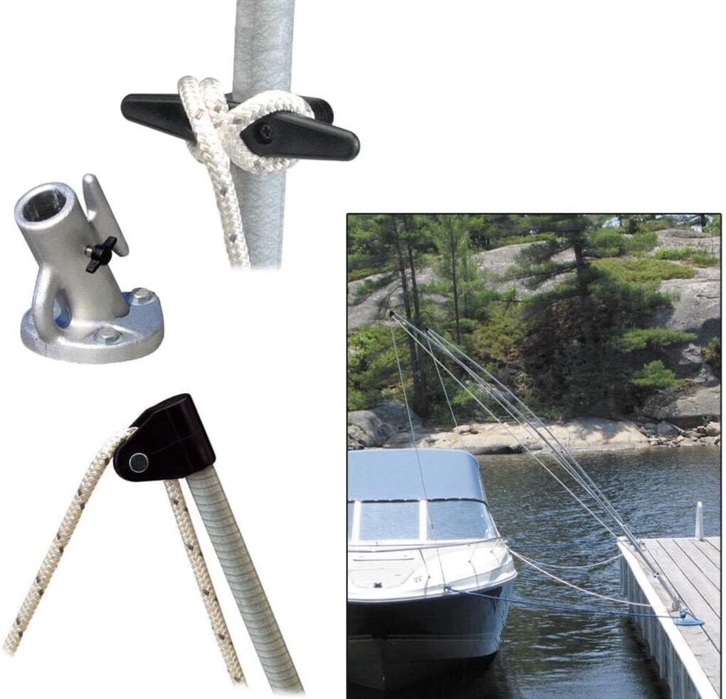 $136 LESS THAN AMAZON! BRAND NEW IN BOX* DOCK EDGE DE3400F 12' Premium Mooring Whips For Boats