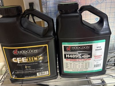 Hodgdon CFE BLK & H4895 Rifle Powder - 8 lbs