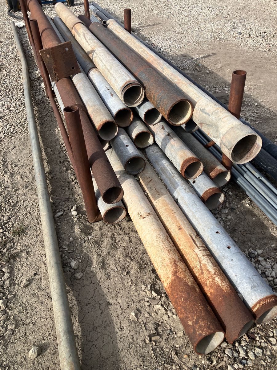 Used Galvanized Pipe 1/2" to 6" diameter