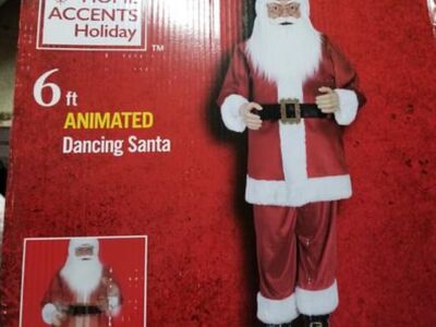 Home Accents 6 Foot Musical Dancing Santa