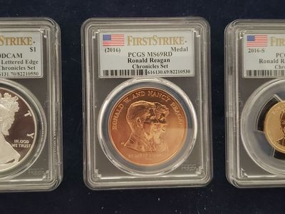 PCGS Graded PF 70 2016 Ronald Reagan Presidential silver Eagle and Coin Chronicle