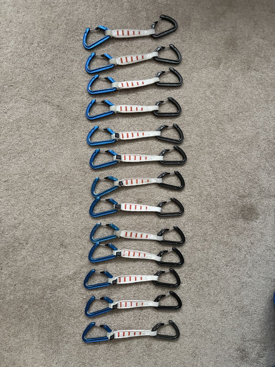 Petzl Ange Finesse Quickdraws x13 (17cm, Ange L on top and bottom)