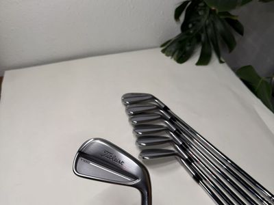 2025 Titleist T100 Iron Set 4-PW KBS $-Taper 120 Stiff Steel RH Excellent