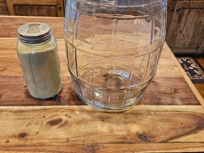 Vintage 3.5 Gallon Glass Jar