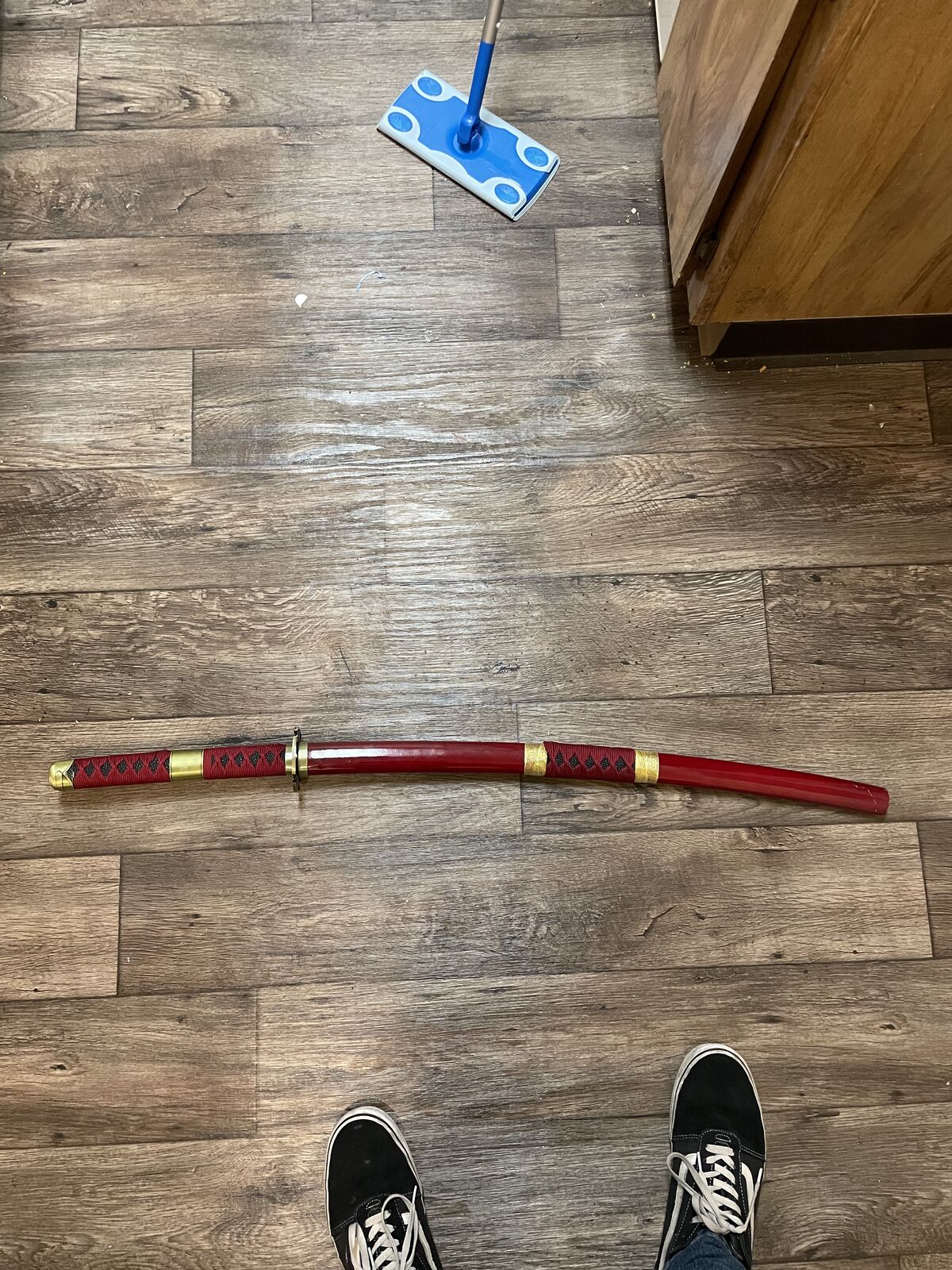 Red Fake Dulled Katana