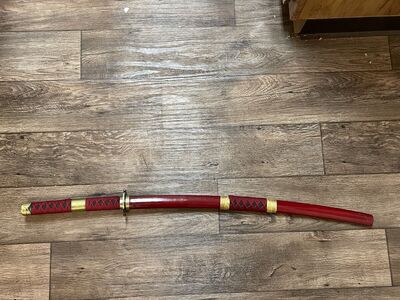 Red Fake Dulled Katana
