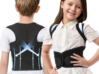 NEW Posture Corrector for Kids and Teens Adjustable Full Back Support Brace, Scoliosis, Dowagers Hump, etc.