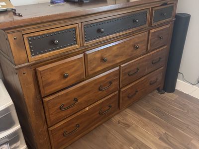 Solid wood dresser