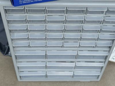 Multi-Drawer Plastic Storage Cabinet Organizer for Parts Hardware