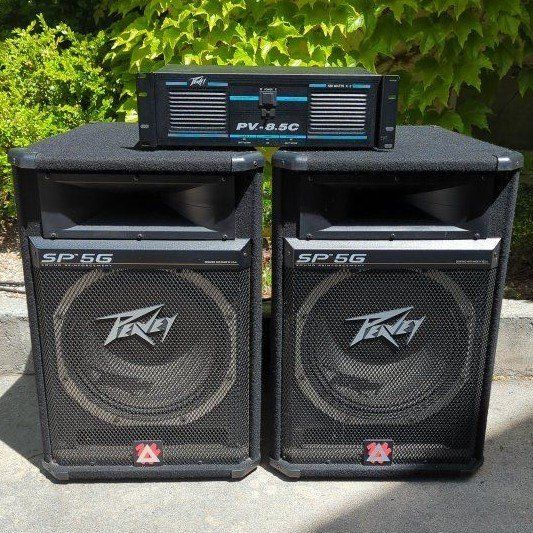 Peavey Amplifier and Speakers, Fantastic Condition