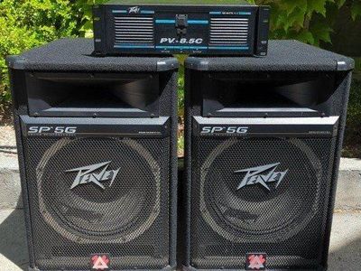 Peavey Amplifier and Speakers, Fantastic Condition