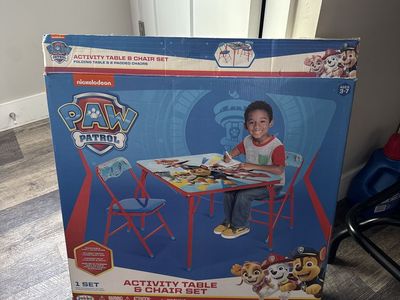 Paw Pawtrol Activity Table Chair set