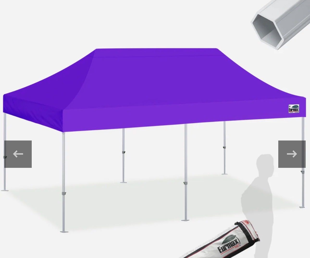 New purple 10x20 canopy top (no frame)