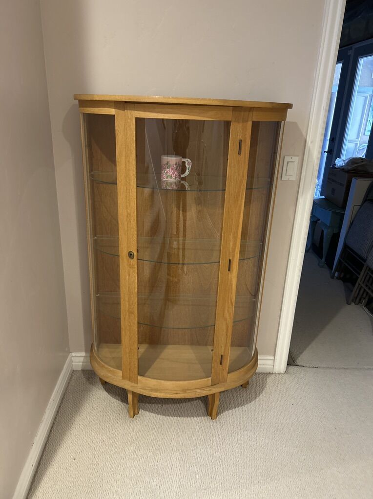 Curved Glass Curio