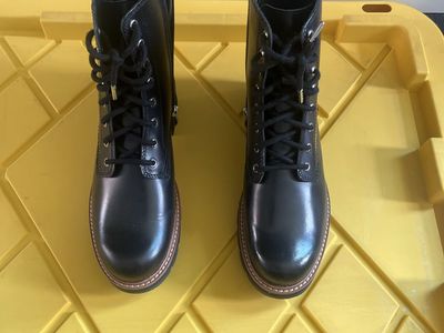 Black Lace-Up Boots with Side Zipper - Clark’s