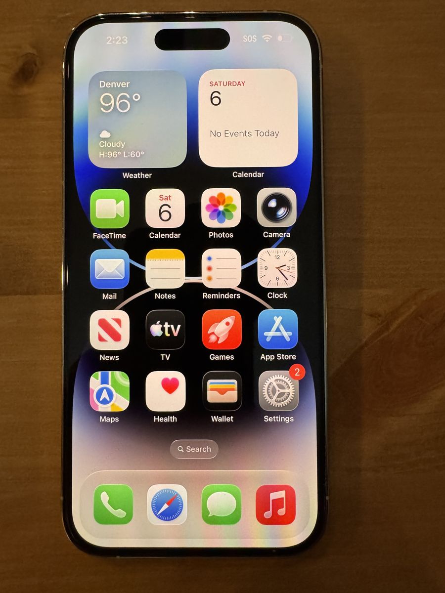 Apple iPhone 14 Pro - 128GB - Silver (Unlocked)