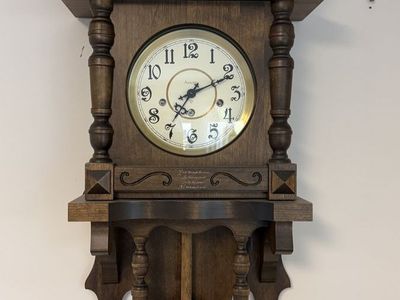 Ansonia Wall Clock (45”x14”x7”)