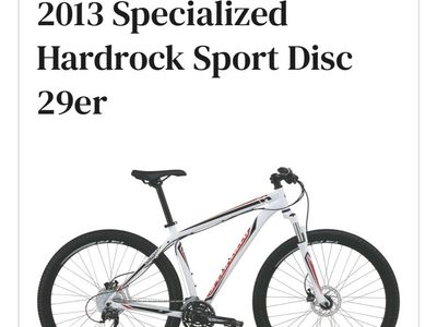 2013 Specialized Hardrock Sport Disc 29er