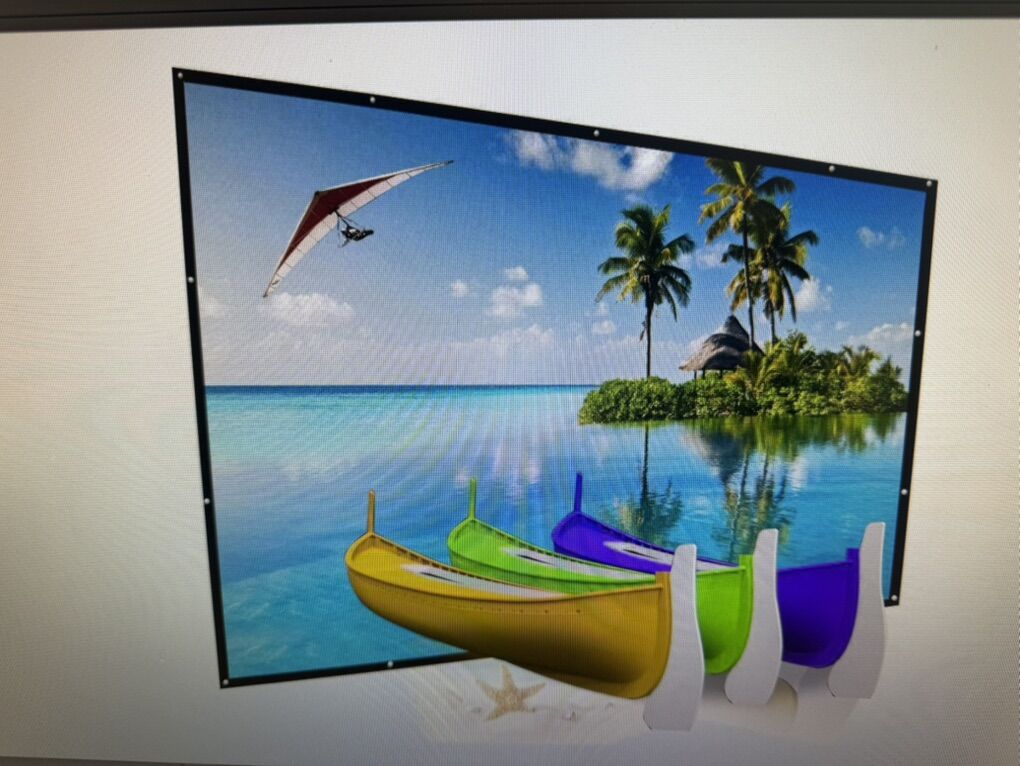 150 inch Portable Outdoor Movie Screen