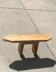 Stool made from Douglas fir