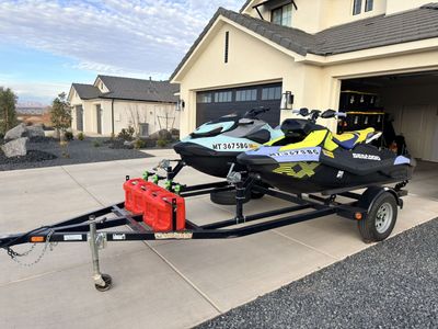2 Jet Skis and Trailer Combo