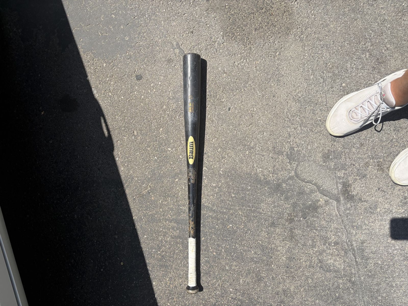 Baum Bat AAA Pro Wood Composite Baseball Bat -3 Length/Weight Ratio Black