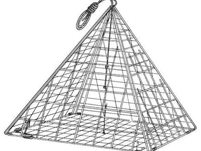 2pk Eagle Claw Star Crab Trap 14x14in