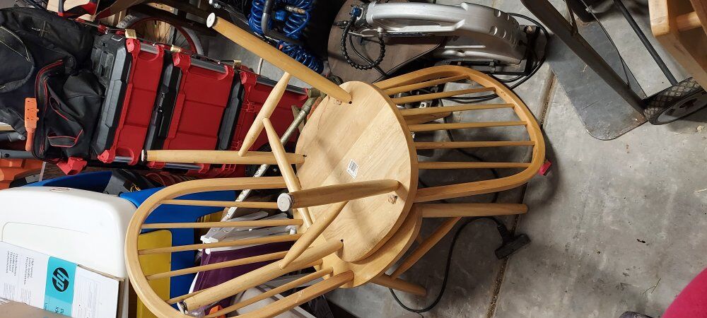 Dinner Table Chairs (two) $10