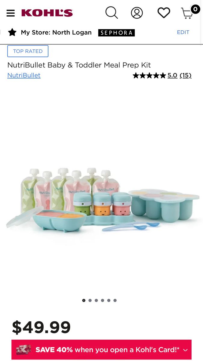 Nutribullet Baby Food Storage Kit