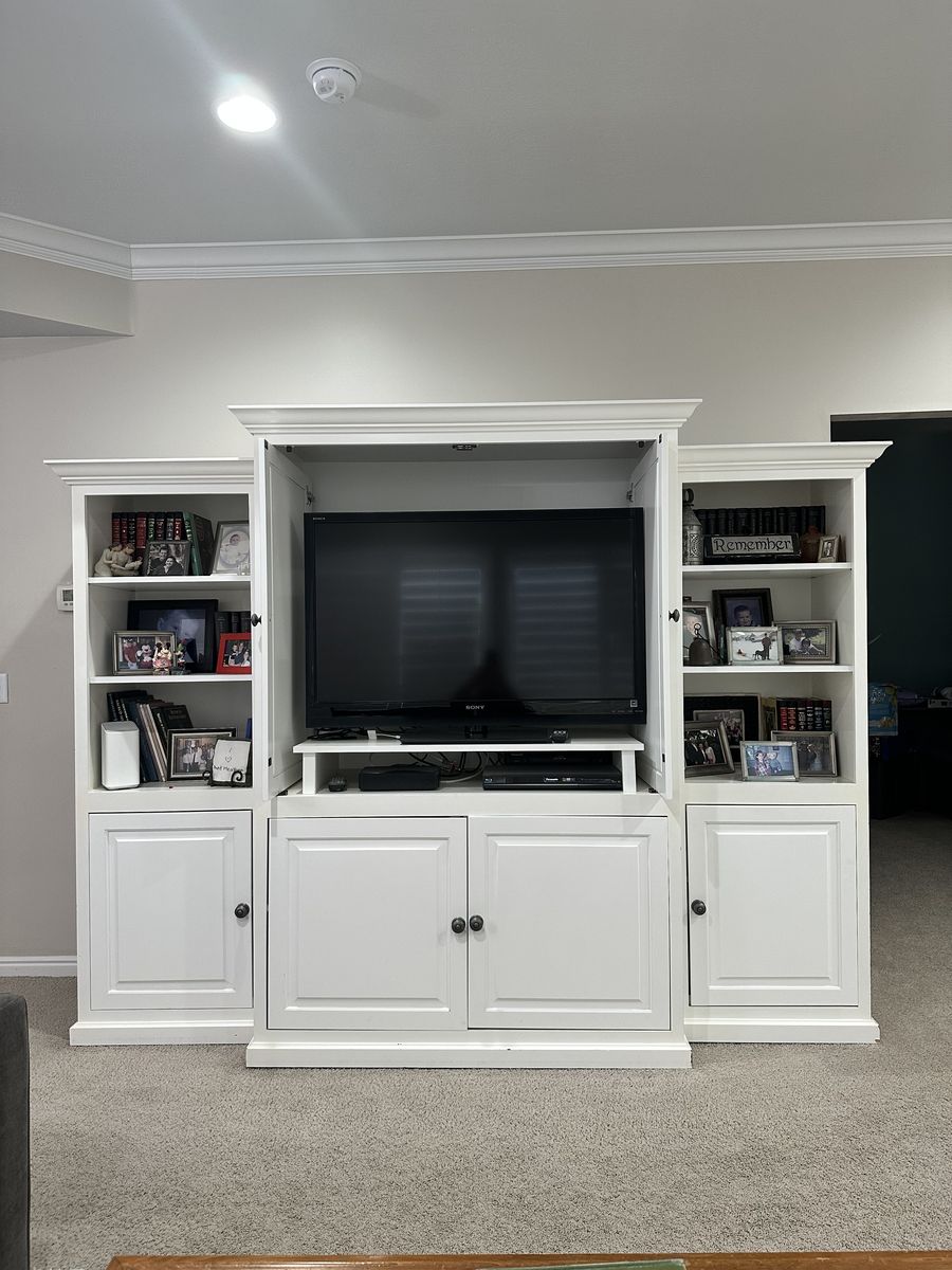 White Entertainment Center