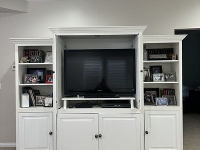 White Entertainment Center