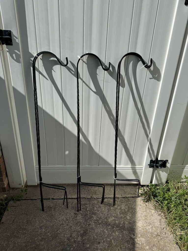6 Garden Hooks 4 Feet Long Shepherd Hooks