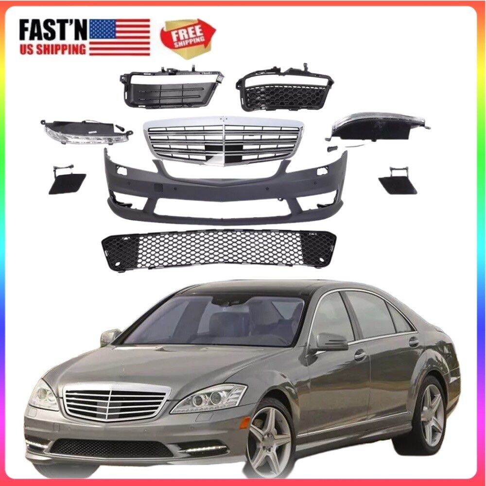 S63/S65 AMG Style Front Bumper Cover for 07-13 Mercedes Benz S