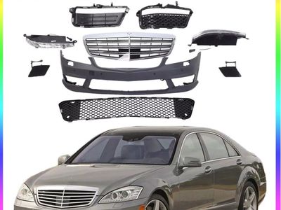 S63/S65 AMG Style Front Bumper Cover for 07-13 Mercedes Benz S
