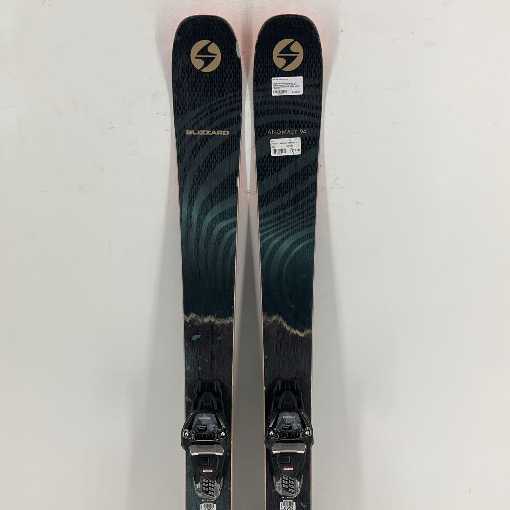 2026 Blizzard Anomaly 94 w/ Marker Griffon 13 TCX Demo Bindings