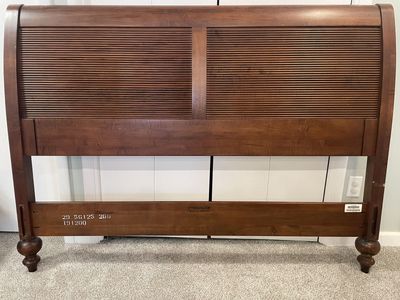 Ethan Allen Solid Wood Queen Bed Frame