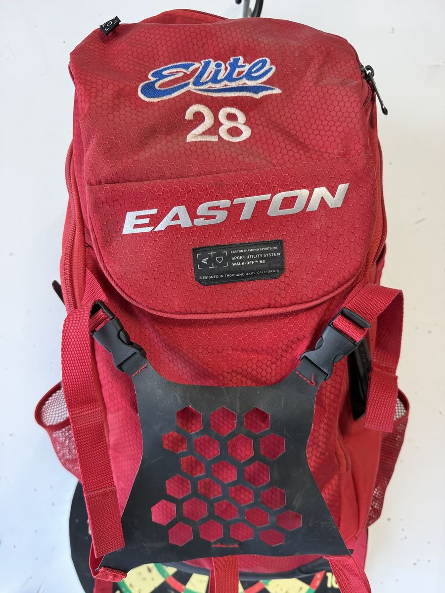 Easton Walk-Off NX Red Baseball or Softball Bat Pack Backpack Bag