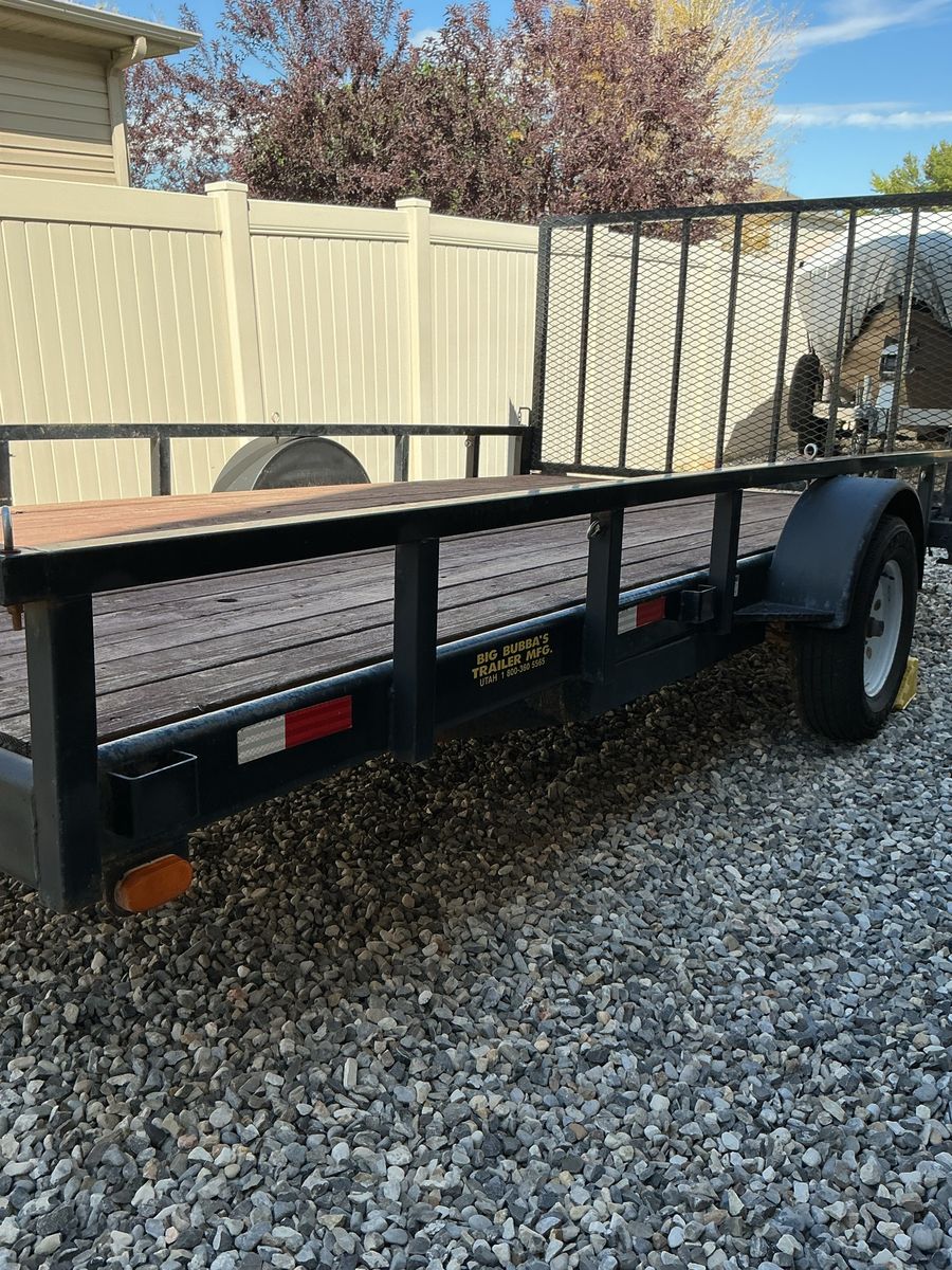 2017 Big Bubba's 7x14 Utility Trailer - Single Axle with Spare