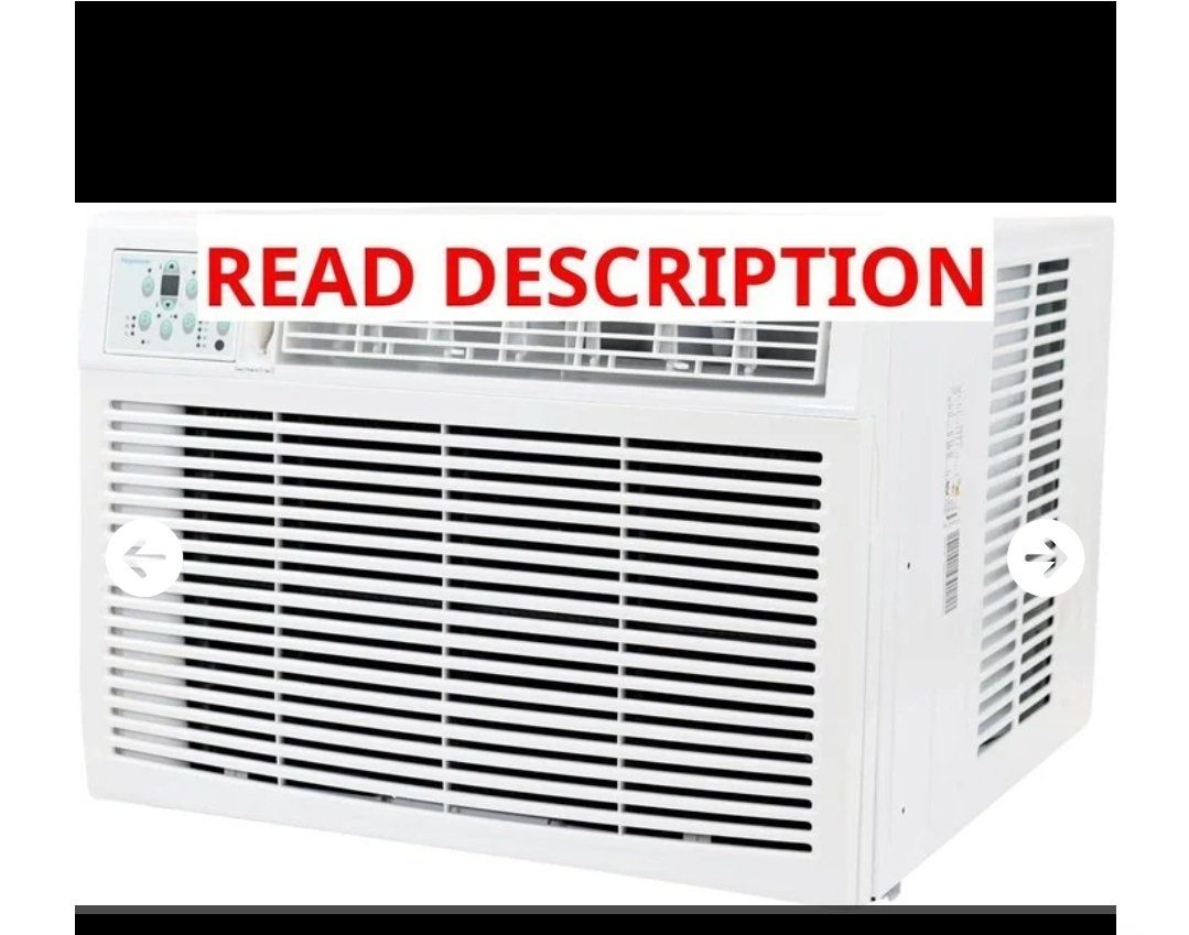 230v Keystone 18,000 BTU Window Air Conditioner & Dehumidifier White