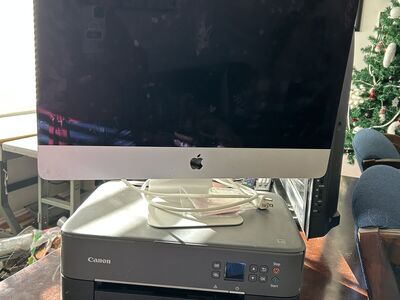 Apple computer and canon printer