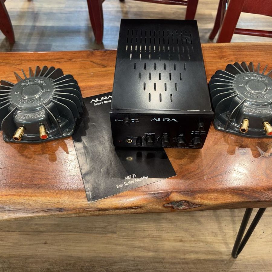 Aura Pro Bass Shakers & Aura Amp