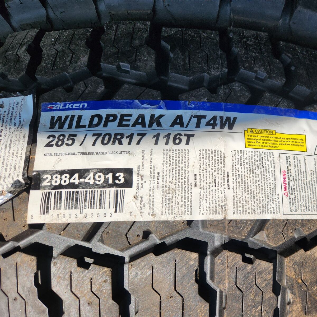285/70r17 falken wildpeak at4w